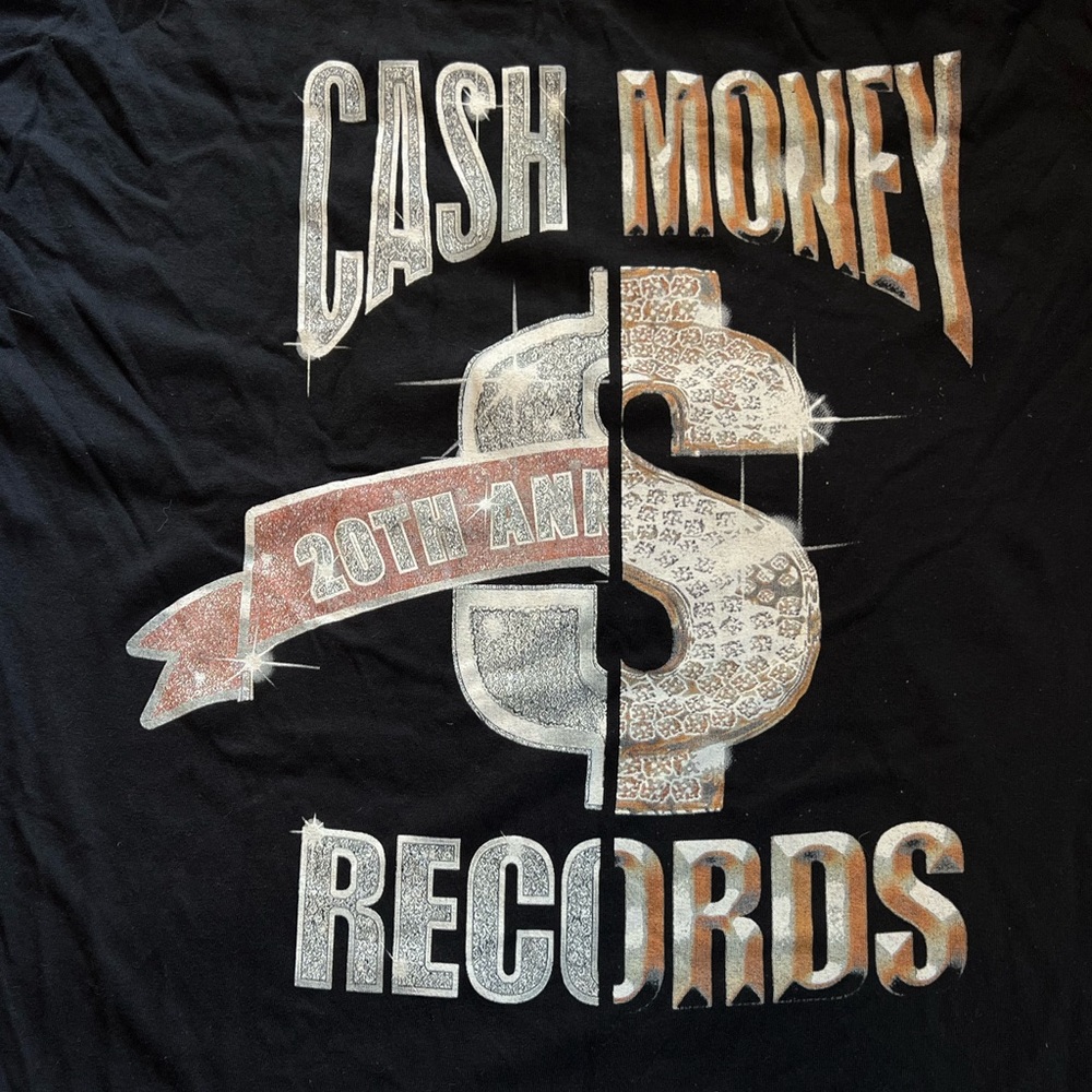 Cash Money records 20th anniversary t shirt size extra large